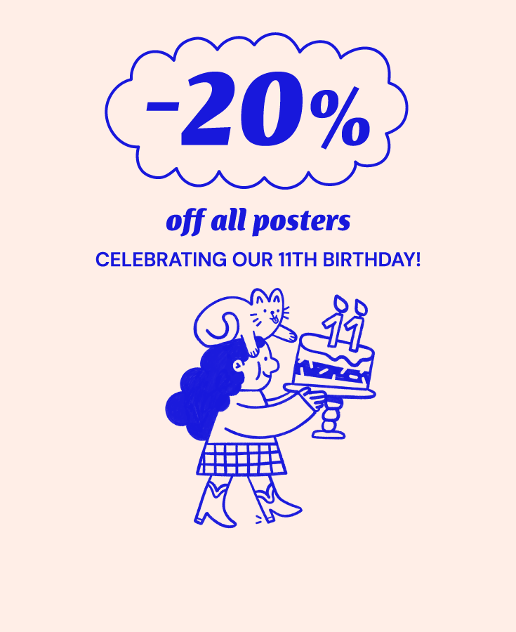 Promotion -20% for posters